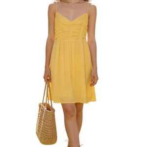 Forever 21 Yellow Mini Dress